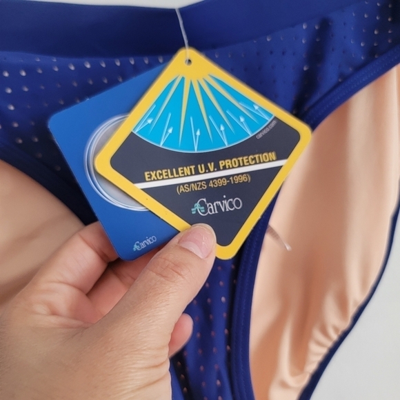 NWT FABLETICS blue Valentina bikini bottom size L - Picture 5 of 5